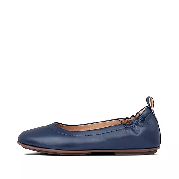 FitFlop ALLEGRO Soft Läder Ballerinas Marinblå | 45128243
