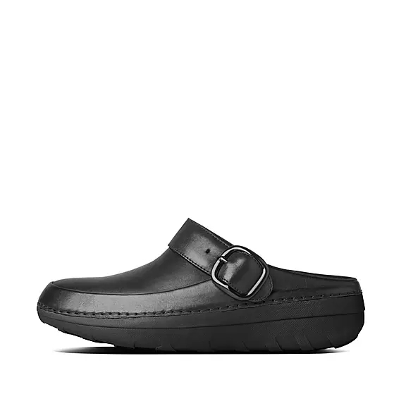 FitFlop GOGH PRO Superlight Läder Clogs Svarta | 55154321