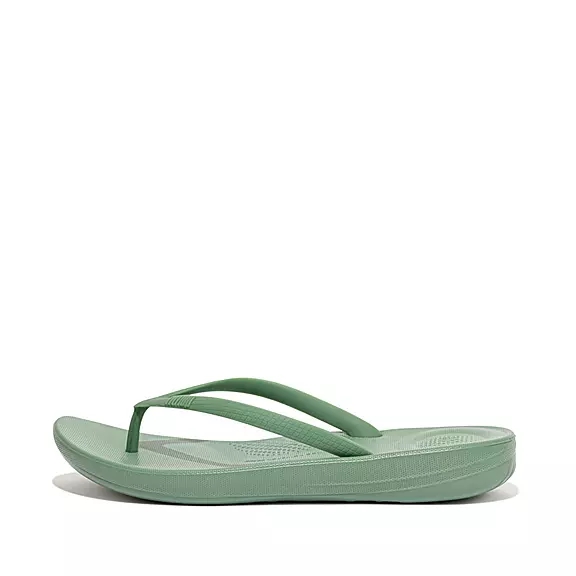 FitFlop IQUSHION Ergonomic Badsandaler Gröna | 77736975
