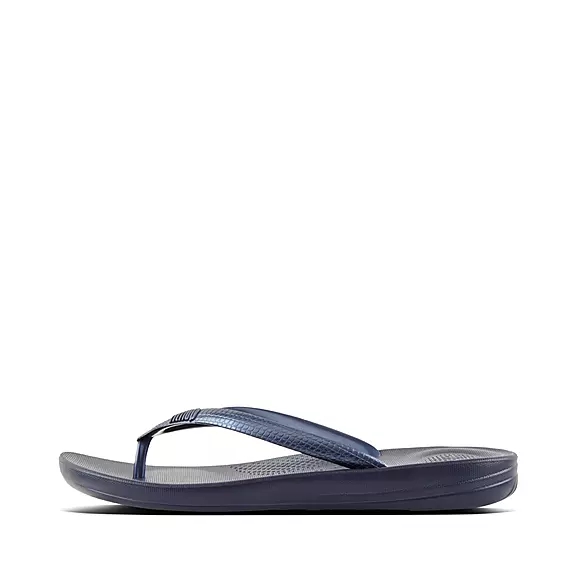 FitFlop IQUSHION Ergonomic Badsandaler Marinblå | 91929965