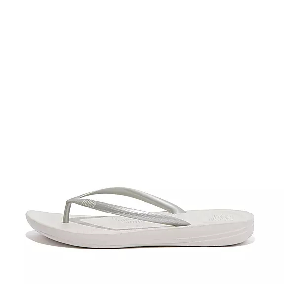 FitFlop IQUSHION Ergonomic Badsandaler Silver | 79539508