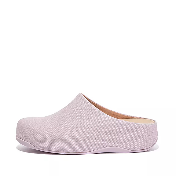 FitFlop SHUV Canvas Clogs LjusLila | 65962776