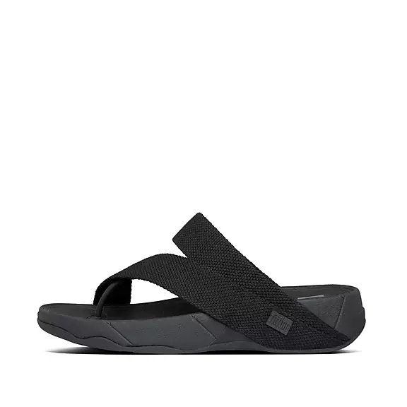 FitFlop SLING Weave Tåsandaler Svarta | 32327422