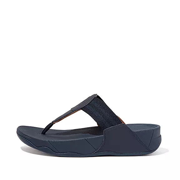 FitFlop WALKSTAR Webbing Tåsandaler Marinblå | 67124368