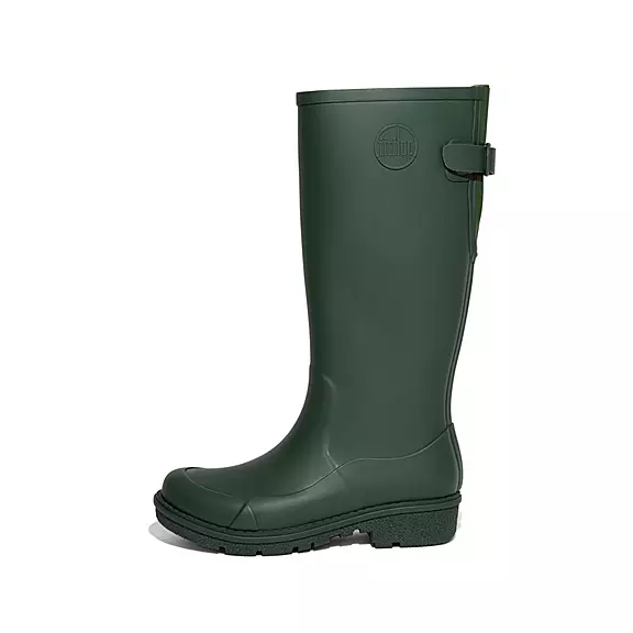 FitFlop WONDERWELLY Höga Gummistövlar Gröna | 31638190