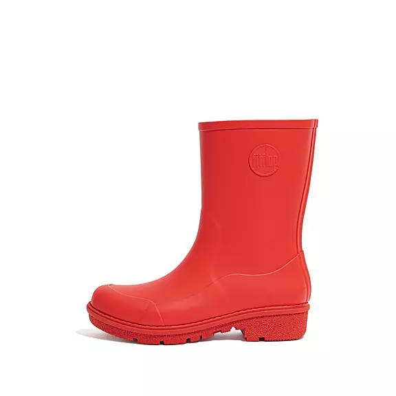 FitFlop WONDERWELLY Korta Gummistövlar Röda | 24999503