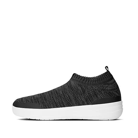 FitFlop ÜBERKNIT Slip-On Sneakers Svarta | 79944283